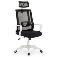 BÜRODREHSTUHL AUCKLAND schwarz - Schwarz, Kunststoff (58/124/63cm) - IDIMEX