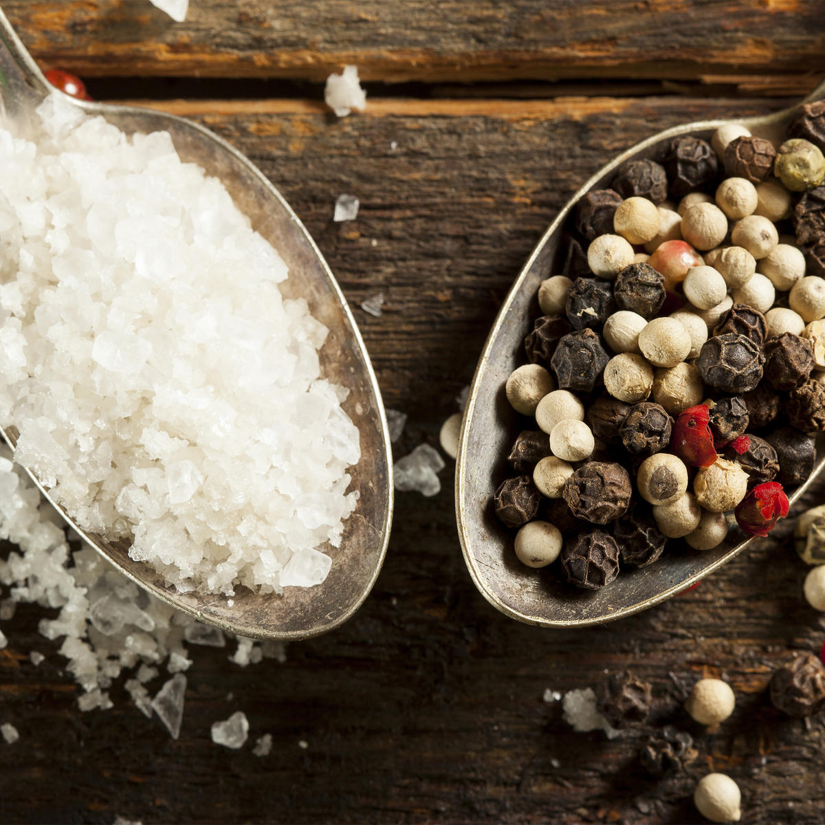 2xGEWÜRZMÜHLE - Multicolor, Holz/Keramik (6/30/6cm) - Relaxdays