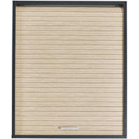 KÜCHENOBERSCHRANK mit Rolladentür 35/60/72cm - Schwarz, Holzwerkstoff (60/72/35cm) - Simmob