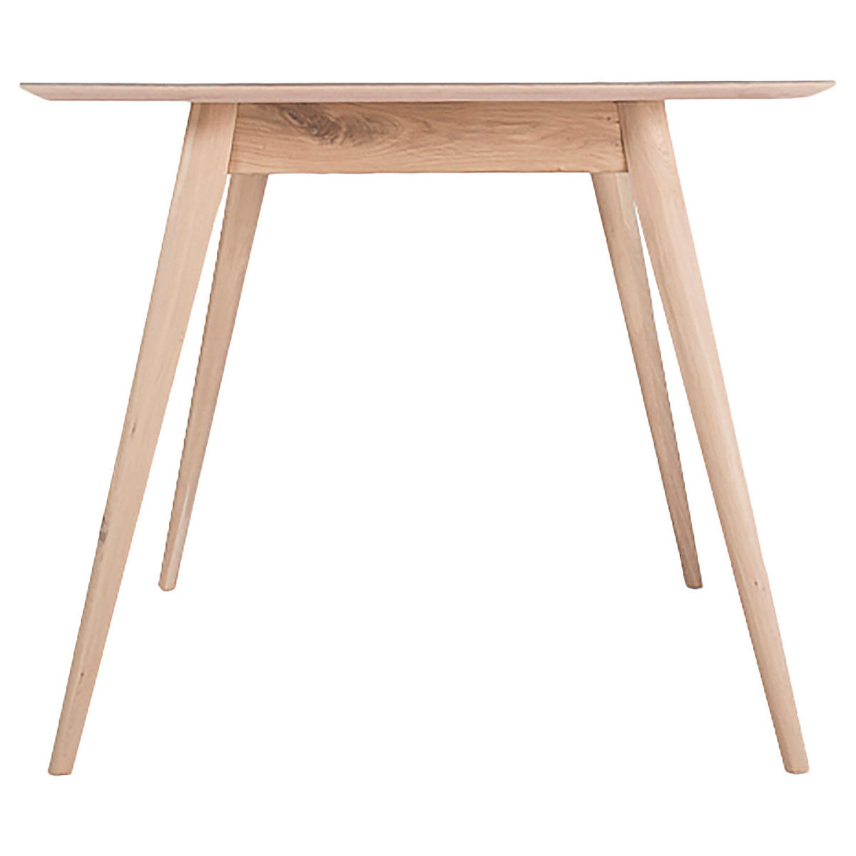 ESSTISCH - Eiche teilmassiv / Linoleum - Petrol/Eiche Artisan, Holzwerkstoff (90/180/75cm) - home24