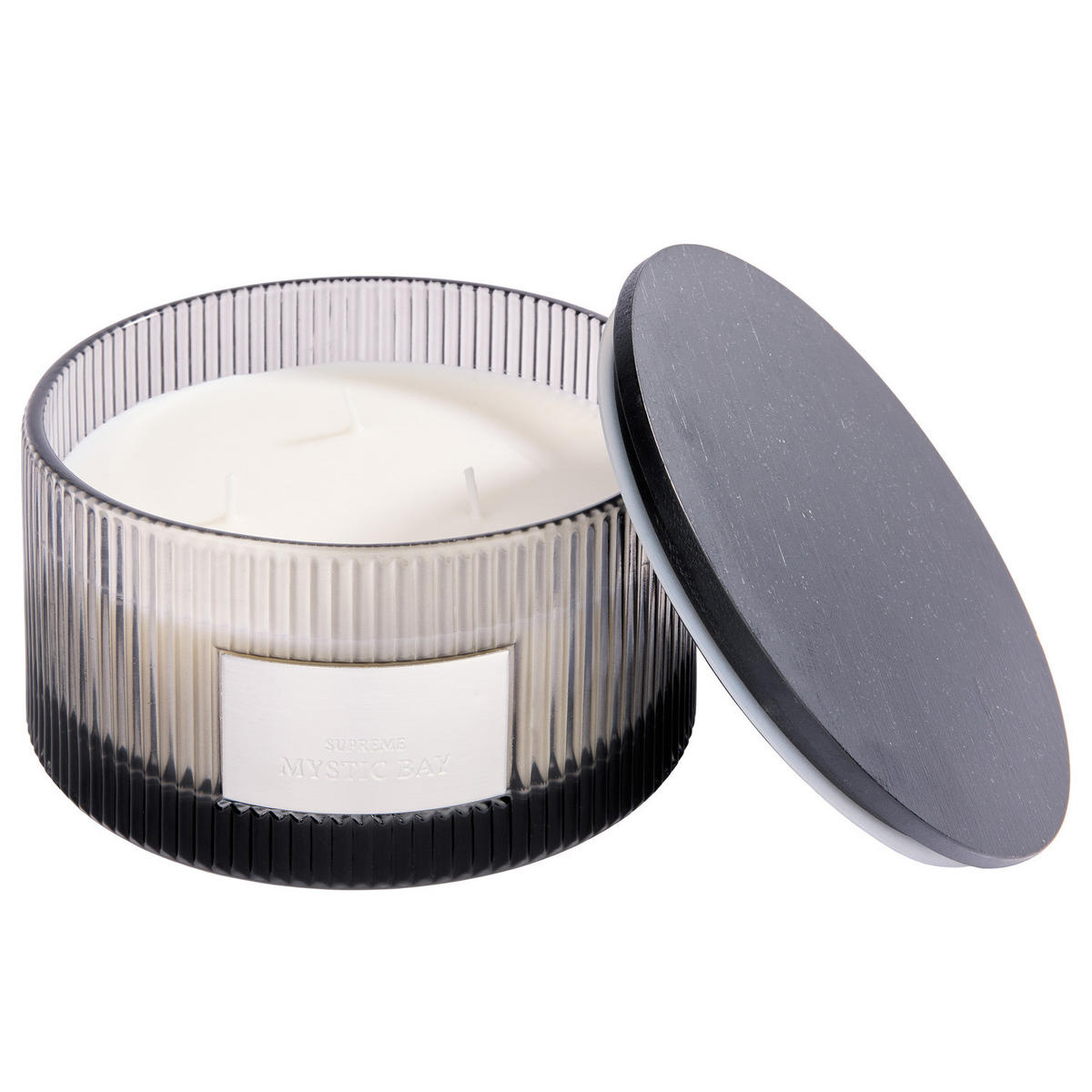 DUFTKERZE Supreme Mystic Bay - Dunkelgrau, Glas (9cm) - Butlers