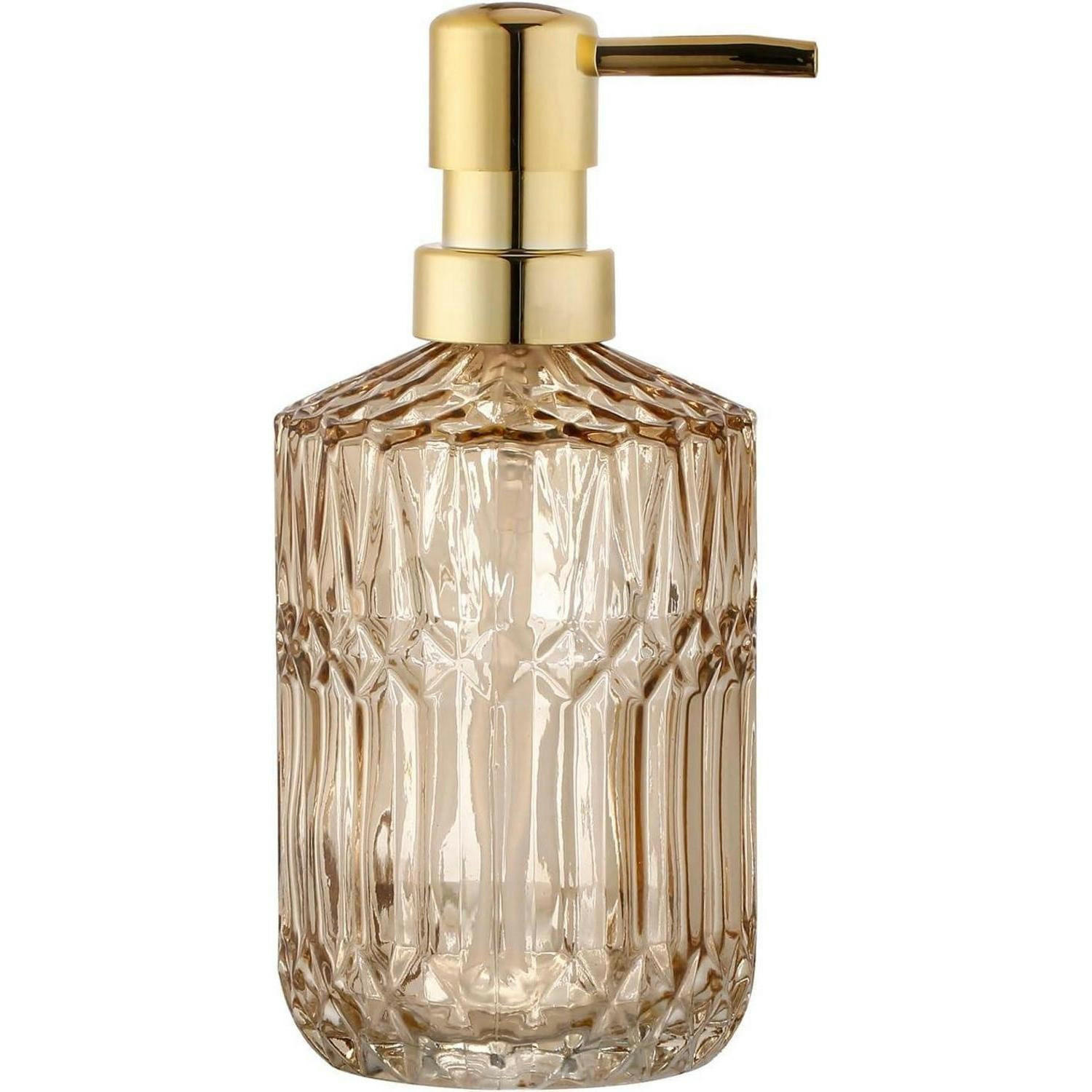 SEIFENSPENDER Glas Amber - Transparent, Glas (8/18.5/8cm)