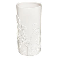 KERAMISCHE Flower 12/12/25 cm - Weiß, Keramik (25cm) - Atmosphera Createur d´interieur
