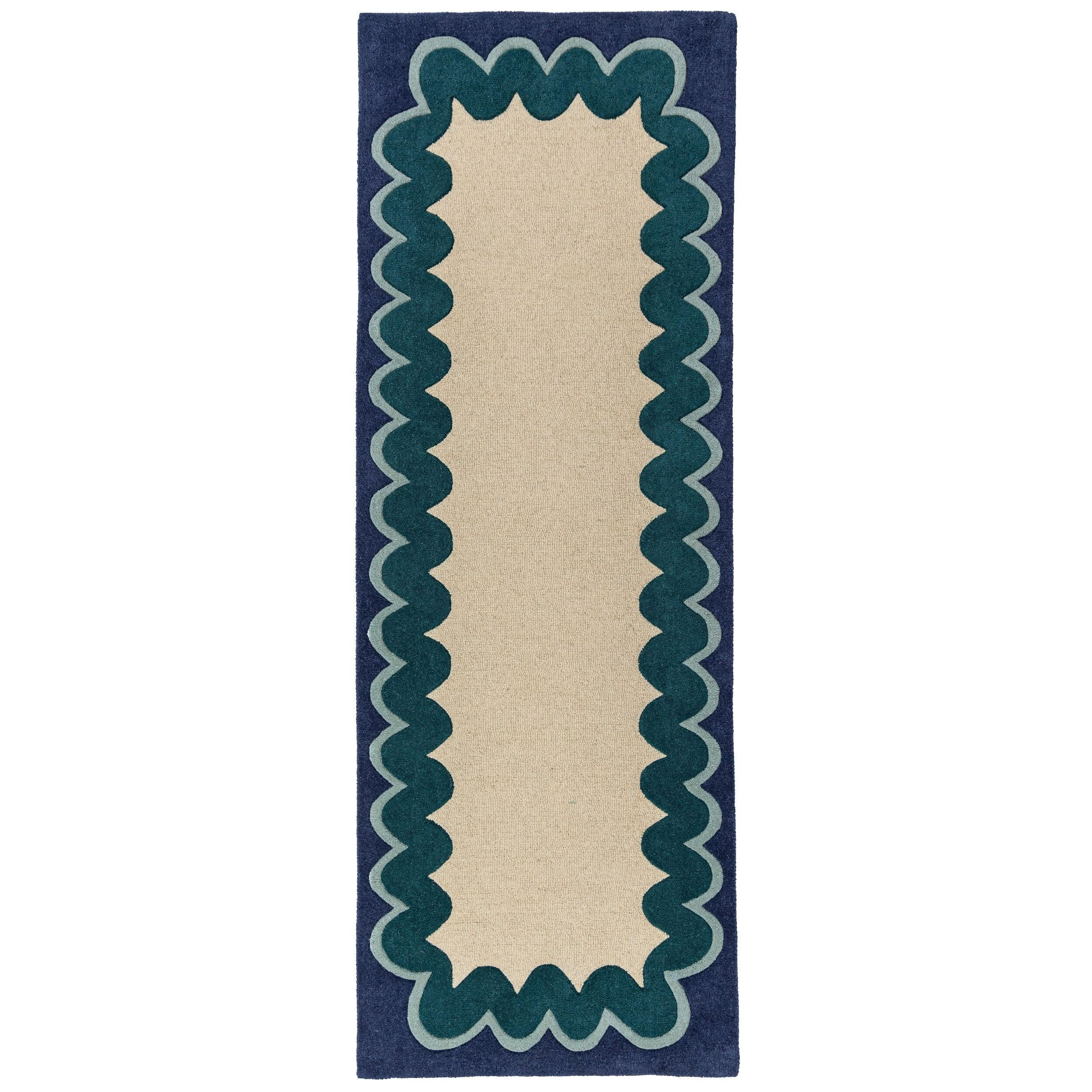 Kadima Design Teppichläufer Türkis 80x230 cm