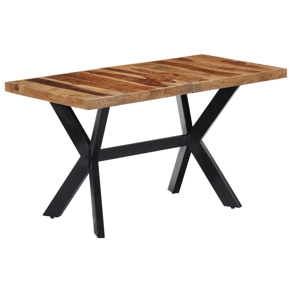vidaXL Esstisch Braun 70x75x140 cm