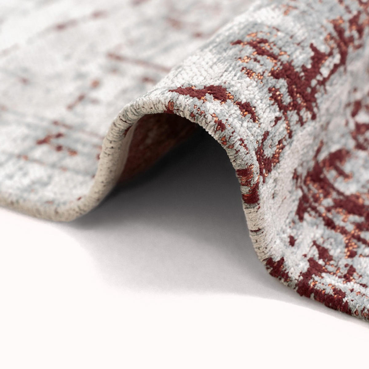 TEPPICH Copperfield Mad Men Griff 170/240 cm - Braun, Textil (170/240cm) - Louis De Poortere