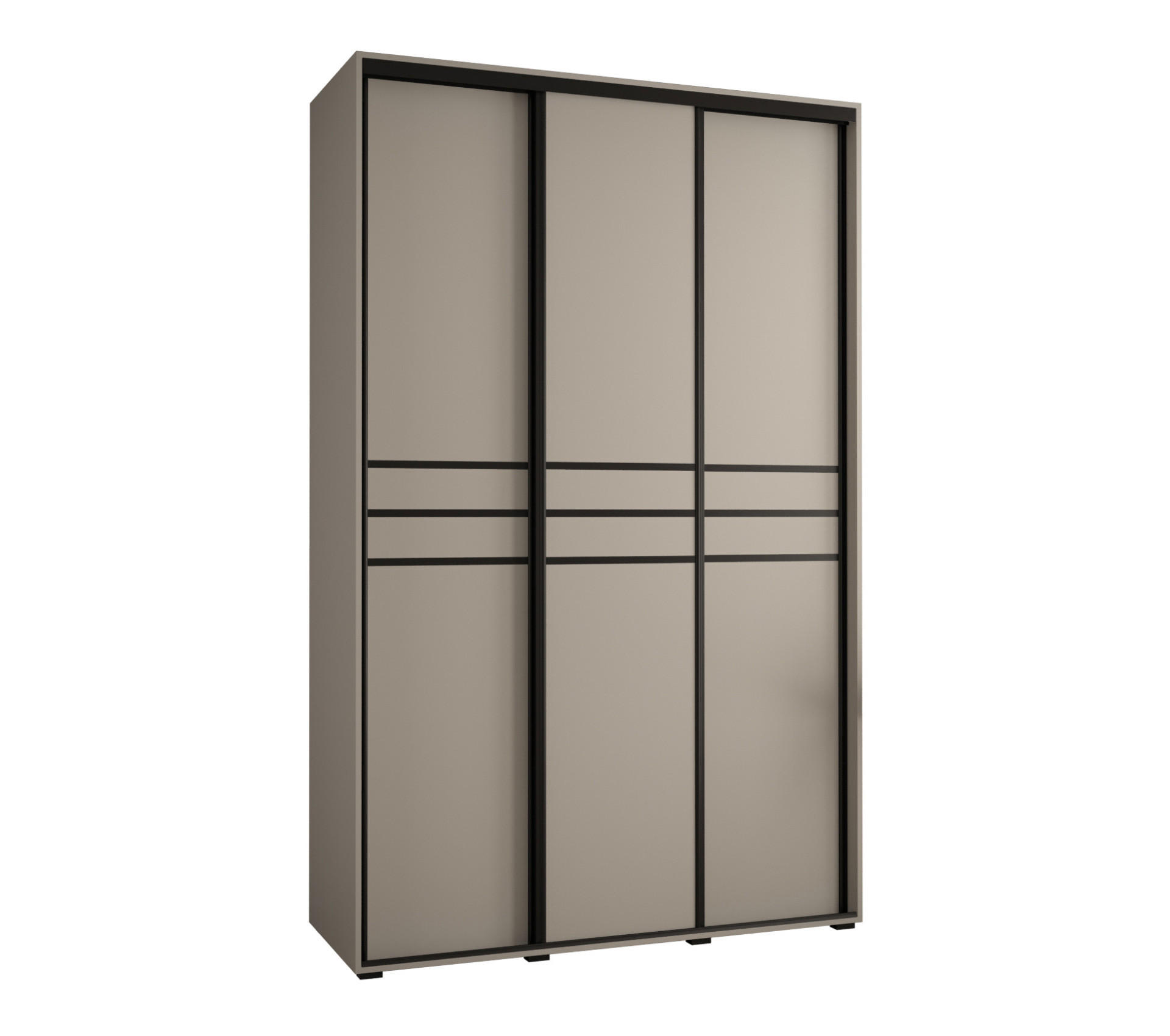 MÖBEL KRYSPOL SCHWEBETÜRENSCHRANK Kaschmir 160cm × 60cm × 235cm