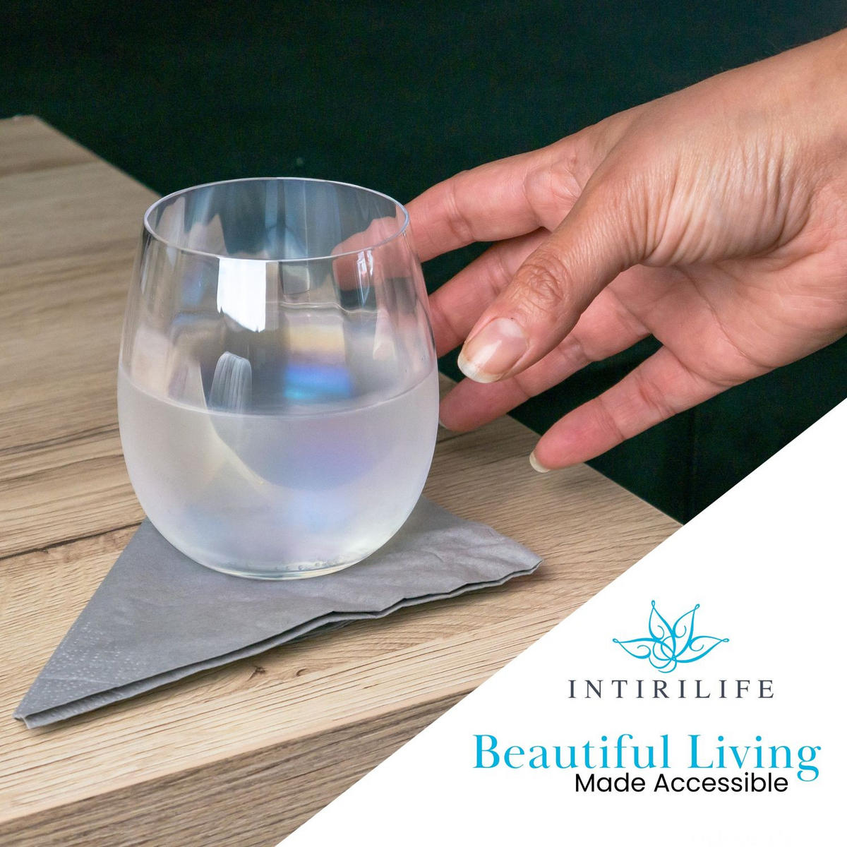 TRINKGLAS SET 380 ml (2-tlg) - Transparent, Glas (0.38L) - Intirilife