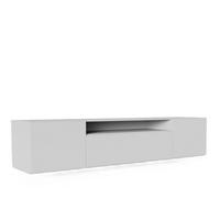 TV-LOWBOARD Weiß LION Hängend 200 cm - Weiß, Holzwerkstoff (200/40/41cm) - Sepro Meble