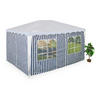 2XPAVILLON-SEITENTEILE - Multicolor, Textil (400/200/0.1cm) - Relaxdays