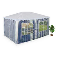 2XPAVILLON-SEITENTEILE - Multicolor, Textil (400/200/0.1cm) - Relaxdays