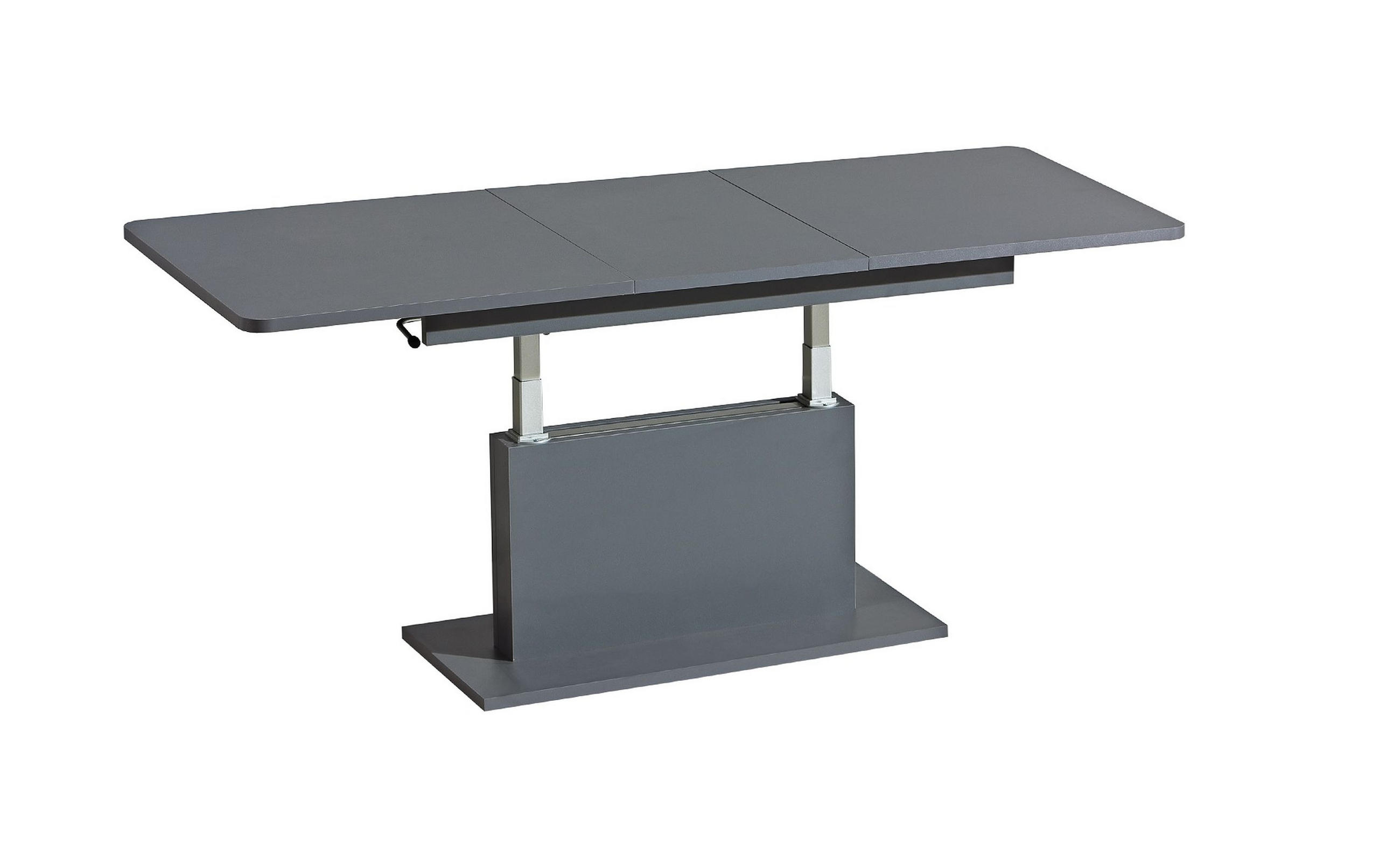 COUCHTISCH rechteckig Anthrazit matt 126/70/58 cm - Anthrazit, Holzwerkstoff (70/126/57cm) - designimpex