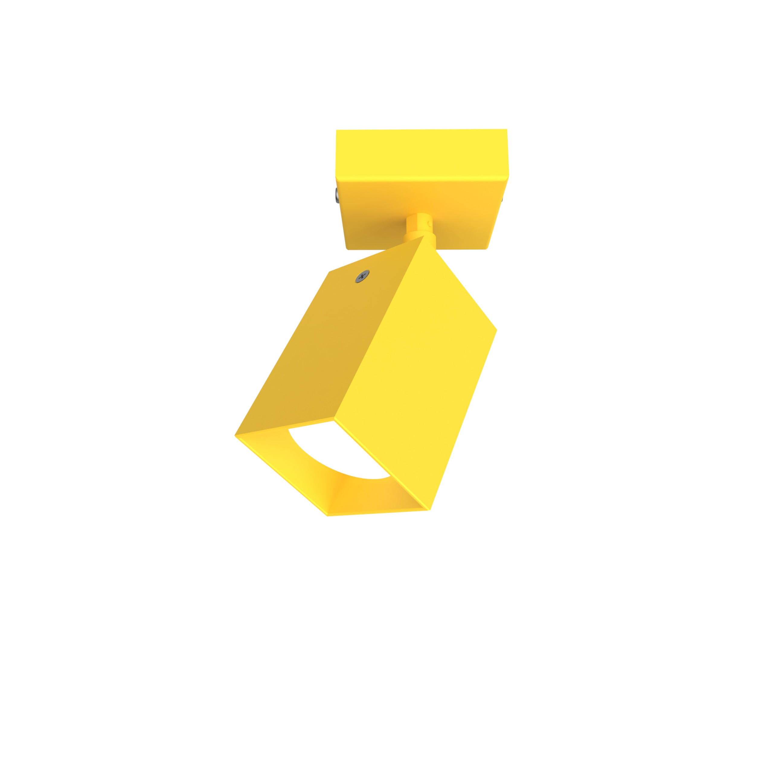 DECKENLEUCHTE - Gelb, Metall (7.6/7.6/17cm) - Lumicom