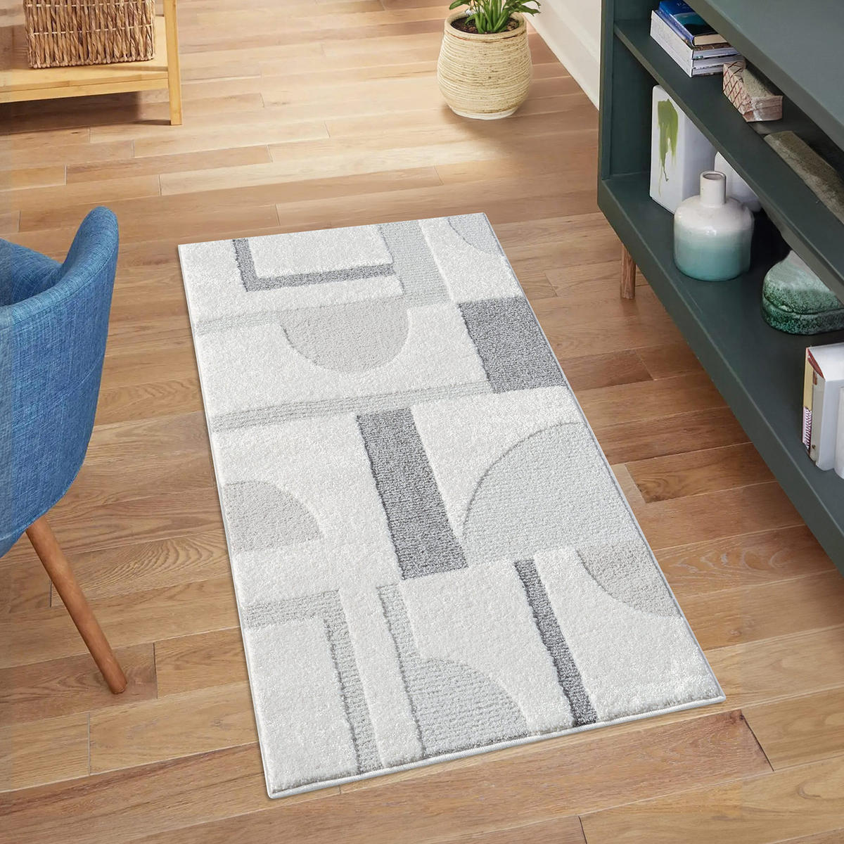 KURZFLOR-TEPPICH Lounge 9992 Grau 80x150 cm - Grau, Textil (80/150cm) - carpet city