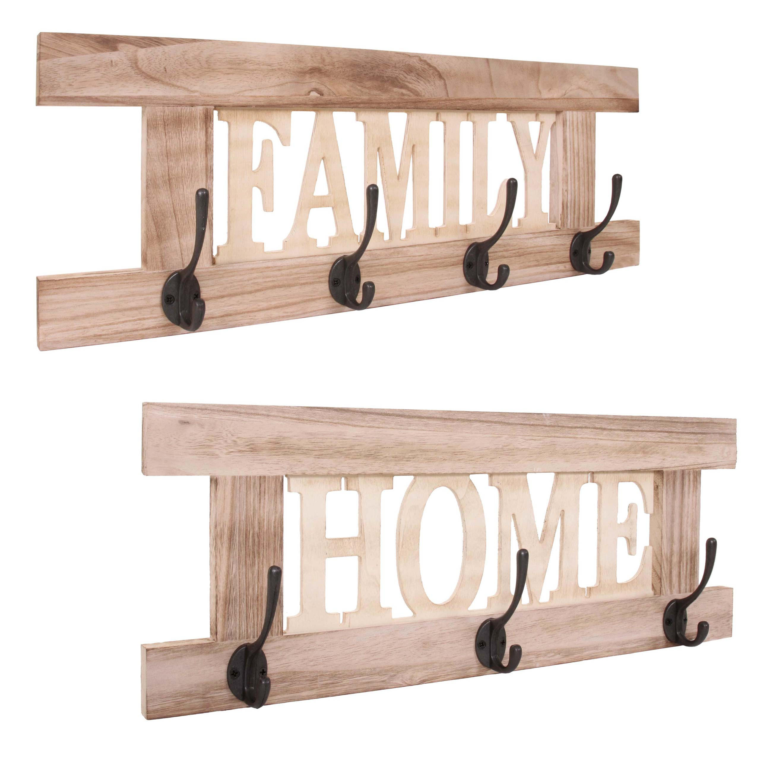 WANDGARDEROBE SHABBY Eiche hell - Eiche Artisan, Holz (60/21/7cm) - Jamb