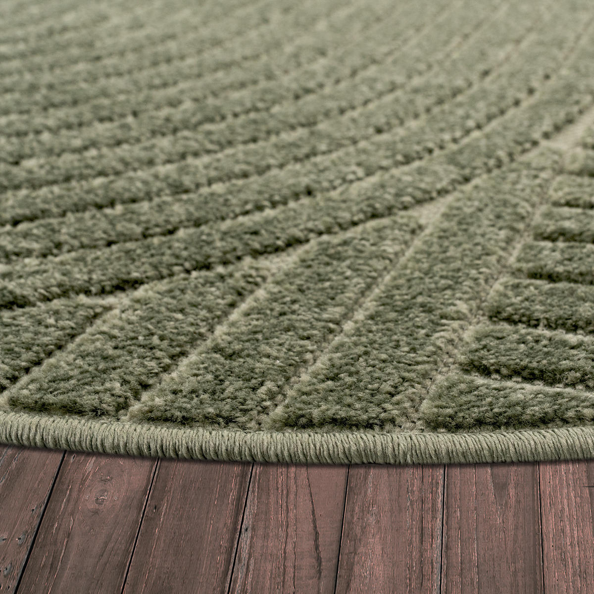 OUTDOORTEPPICH 200/200 cm Cotton 240 - Grün, Textil (200/200cm) - Paco Home