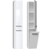 SKRIŇA kúpeľňová - biela, kompozitné drevo (31/174/30cm) - RAUMHIRSCH FURNITURE