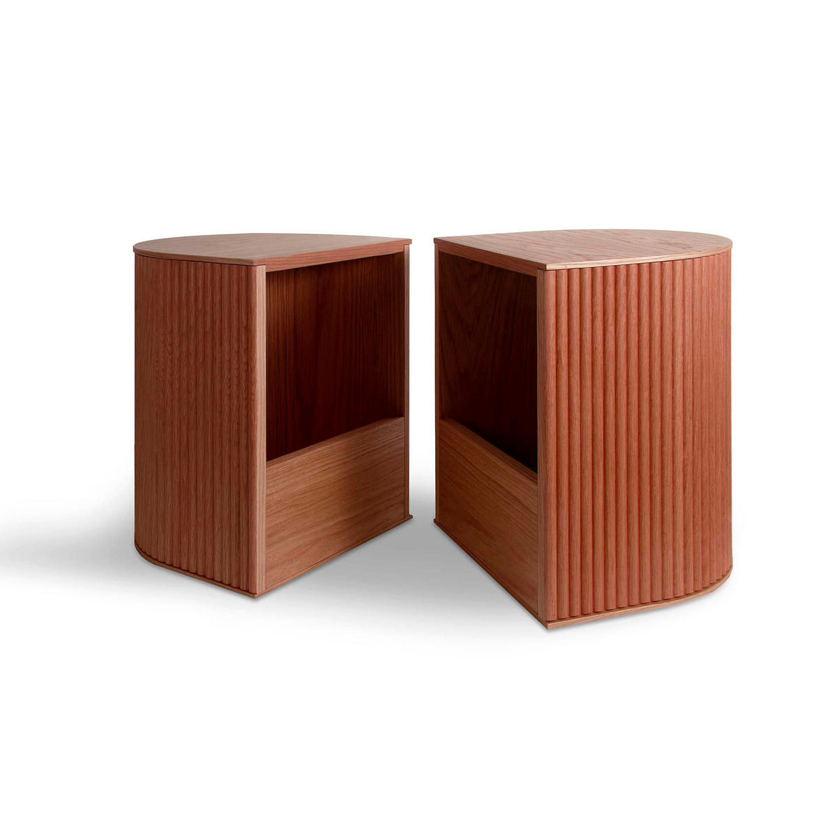 HOCKER Duna mit Stauraum - Walnussfarben, Holz (35/45/32.8cm) - Woodendot