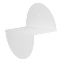 WANDBOARD - Eisen - Weiß, Metall (40/40/20cm) - home24