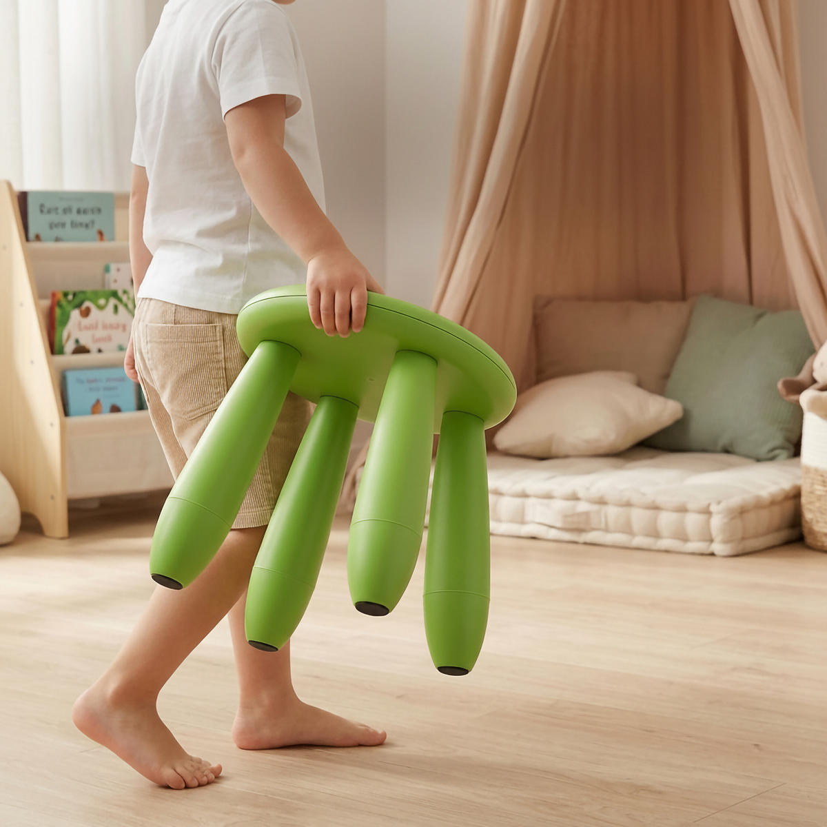 STOLIČKA Zelená plastová 26 cm - zelená barva, plast (28/26/28cm) - Relaxdays