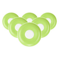 TEEUNTERTASSEN Liberty Pure Colors Lime Green ø 13 cm 6er Set - Grün, Keramik (13cm) - Seltmann Weiden