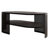 COUCHSITCH Fikoli Oval II - Schwarz, Holzwerkstoff/Metall (100/50/40cm) - MIRJAN24