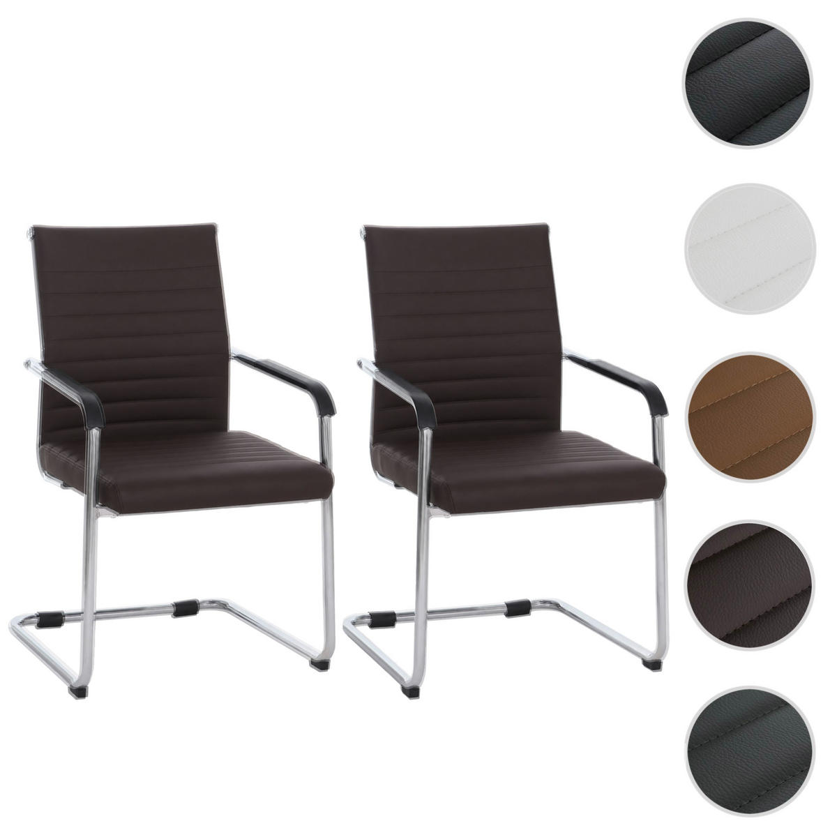 NÁVŠTĚVNÍ ŽIDLE Tmavě hnědá - tmavě hnědá, plast (56/87/59cm) - MCW