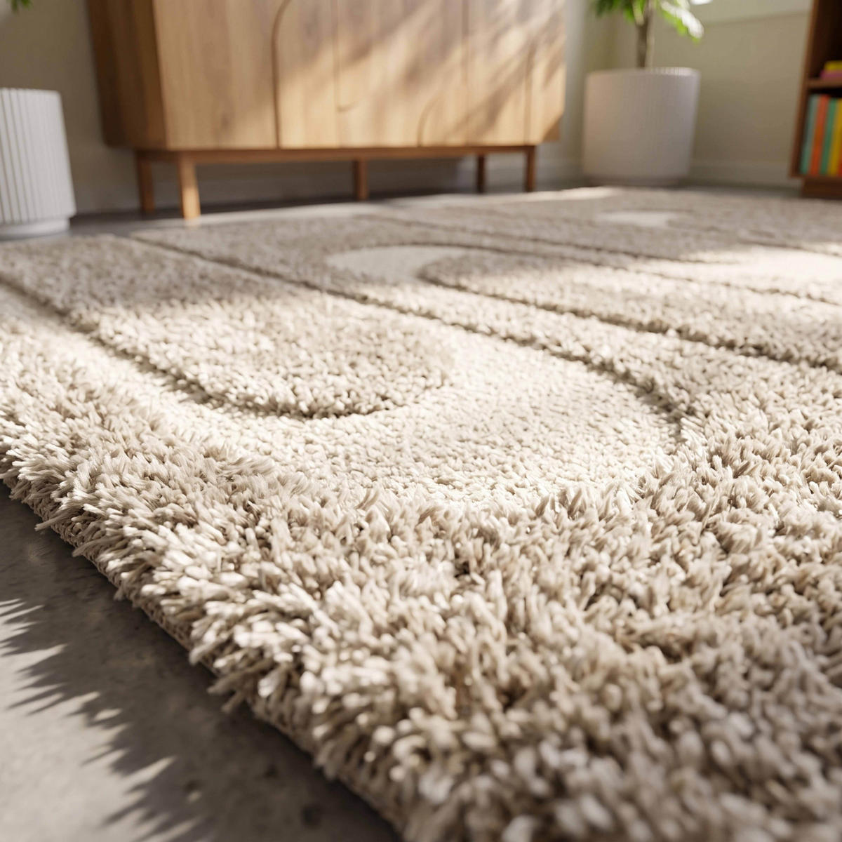 TEPPICH, Taupe - Taupe, Textil (160/230cm) - Oviala