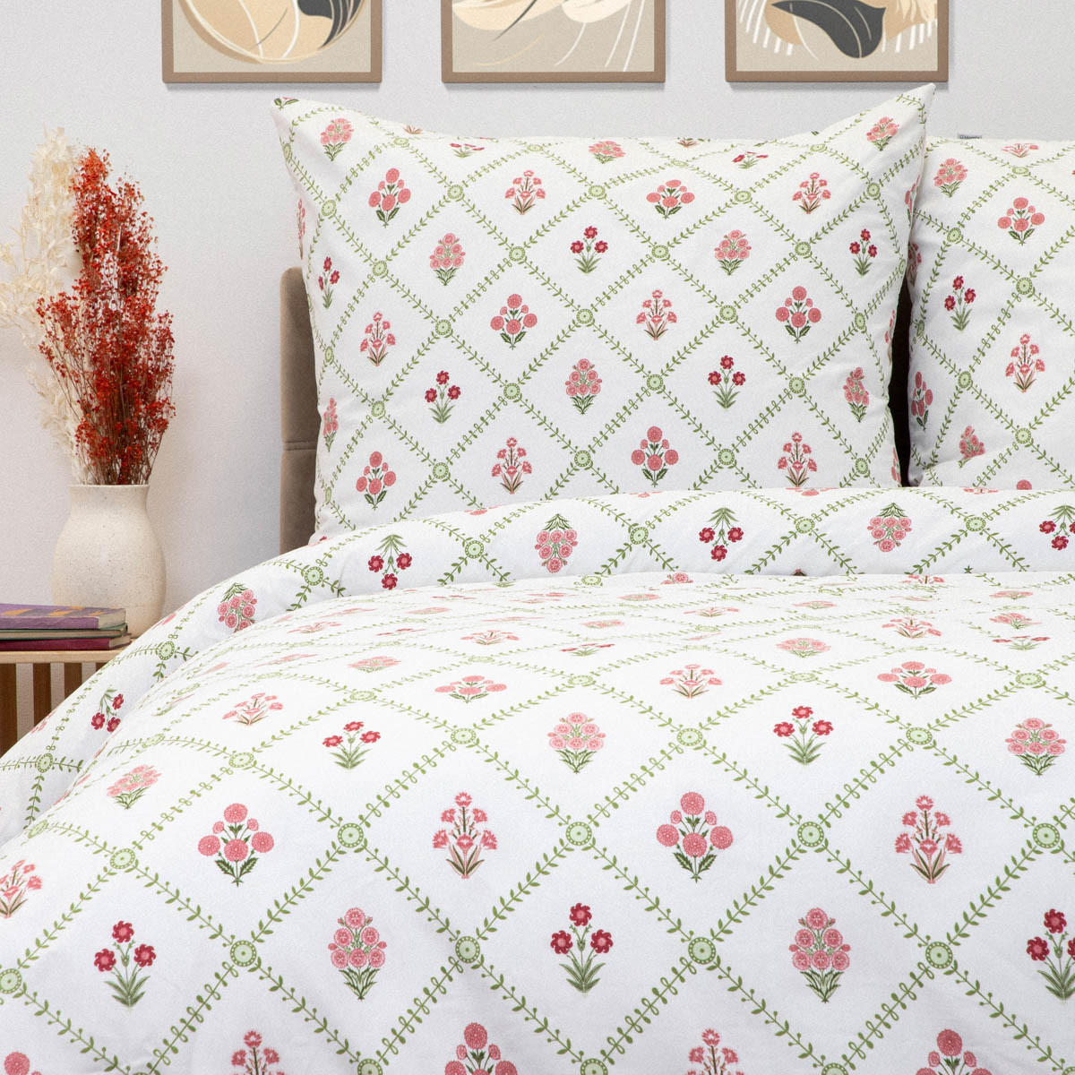 BETTWÄSCHE Narine Mikrofaser 140/200 cm - Multicolor, Textil (140/200cm) - Homla