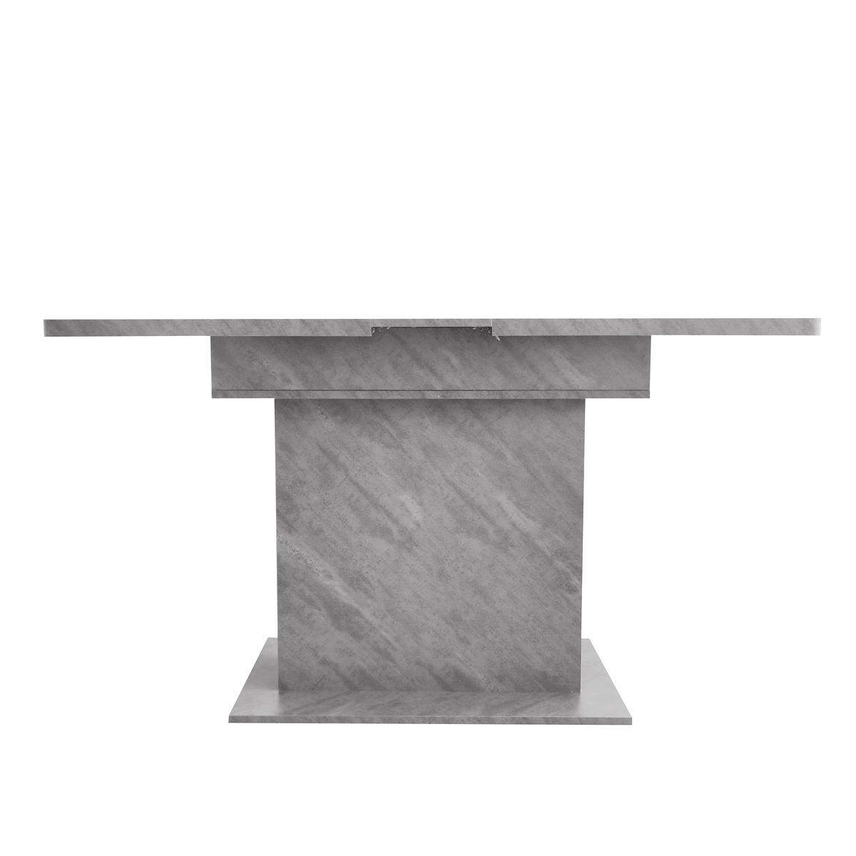 ESSTISCH Erweiterbarer grau - Grau, Holz (130/70/75cm) - Urban Meuble