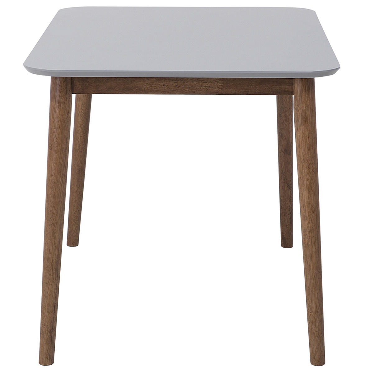ESSTISCH 118/77/73 cm Hellgrau Rechteckig Modesto - Grau, Holz (118/77/73cm) - Beliani