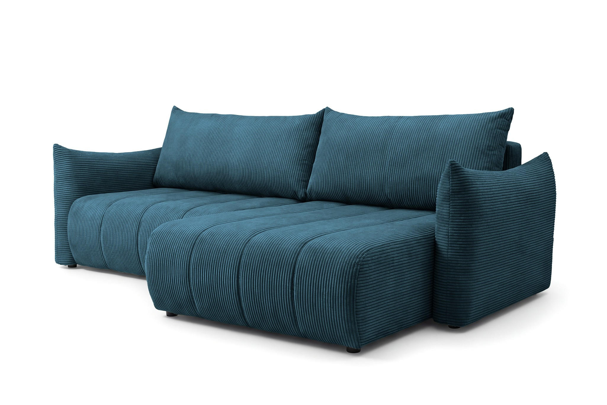 Fun Möbel Ecksofa Dunkelblau 260x154 cm
