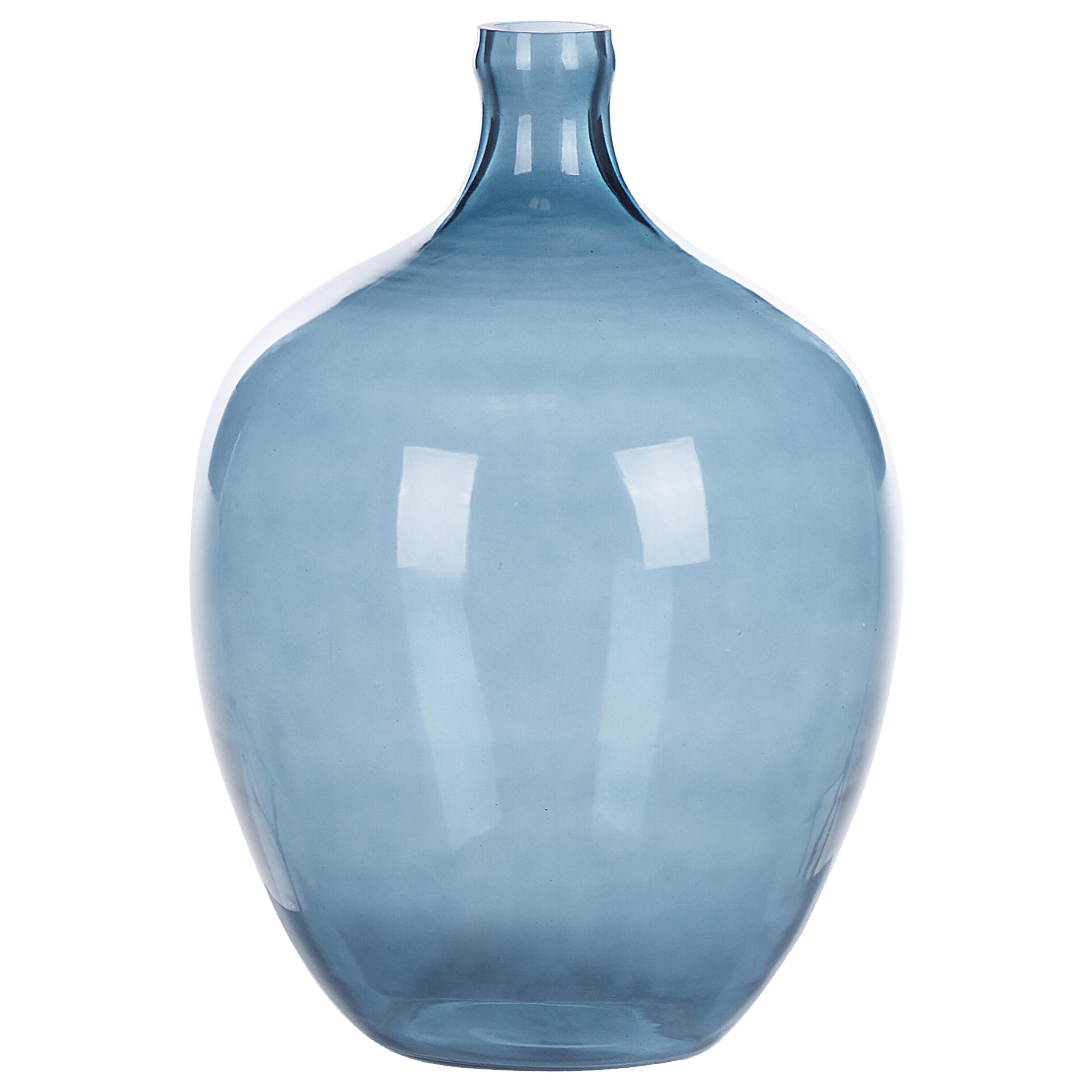 DEKOVASE Glas blau Roti - Blau, Glas (39cm) - Beliani