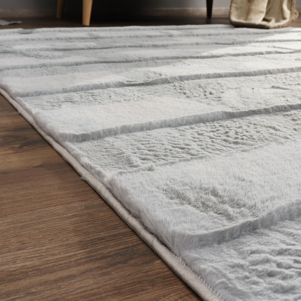 HOCHFLORTEPPICH 120/160 cm Arnheim 744 - Grau, Textil (120/160cm) - Paco Home