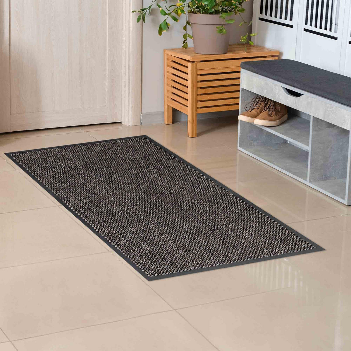 SAUBERLAUFMATTE SAPHIR - Braun, Textil (90/150cm) - Astra