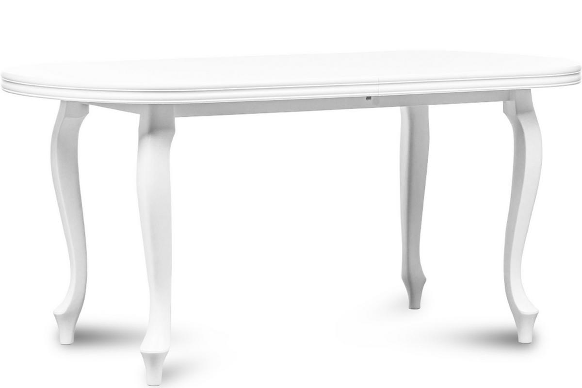 ESSTISCH ALTIS ausziehbar bis 180cm, Weiß - Weiß, Holz (80/140/77cm) - KONSIMO®