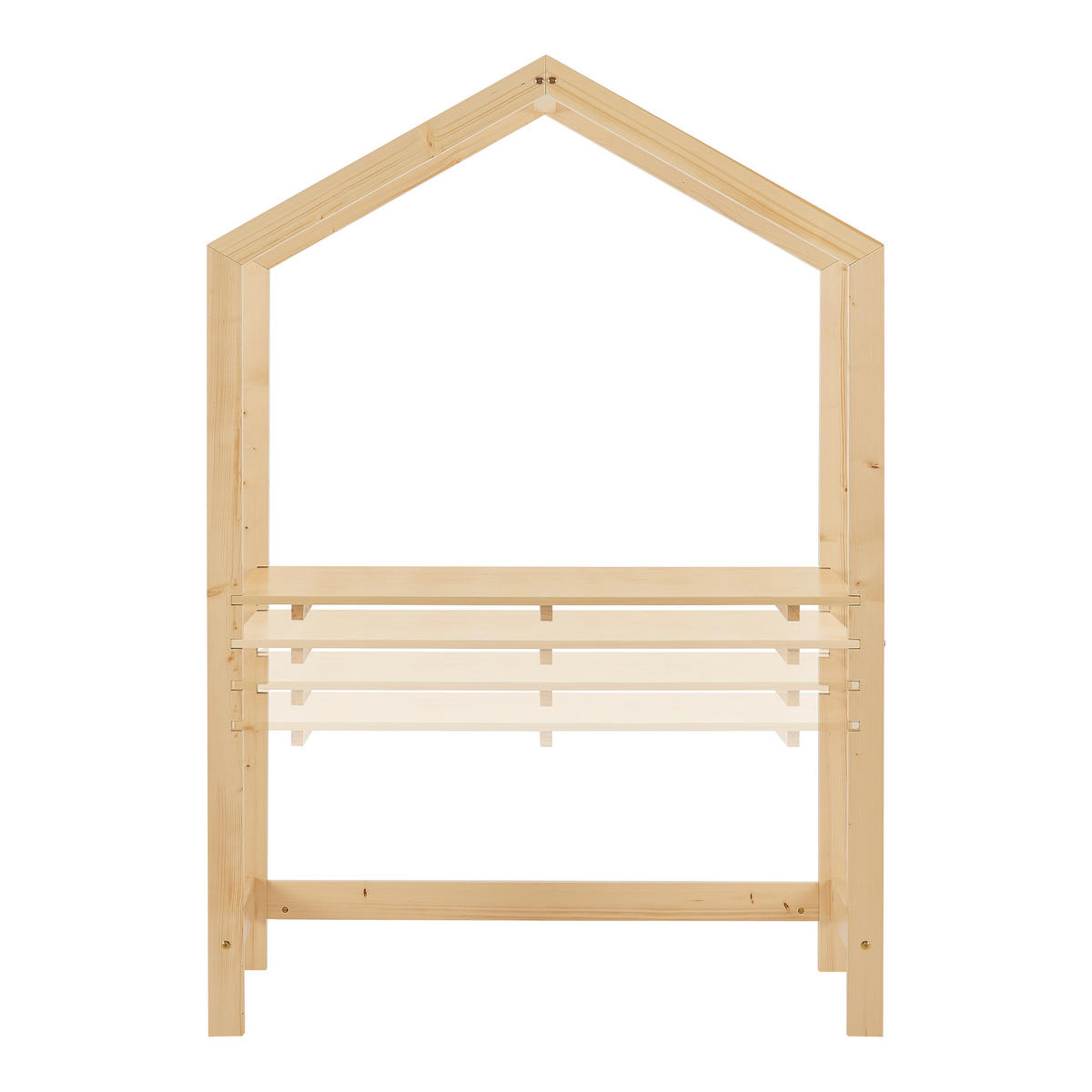 KINDERSCHREIBTISCH Suså - Beige, Holz (60/160/50cm) - [en.casa]