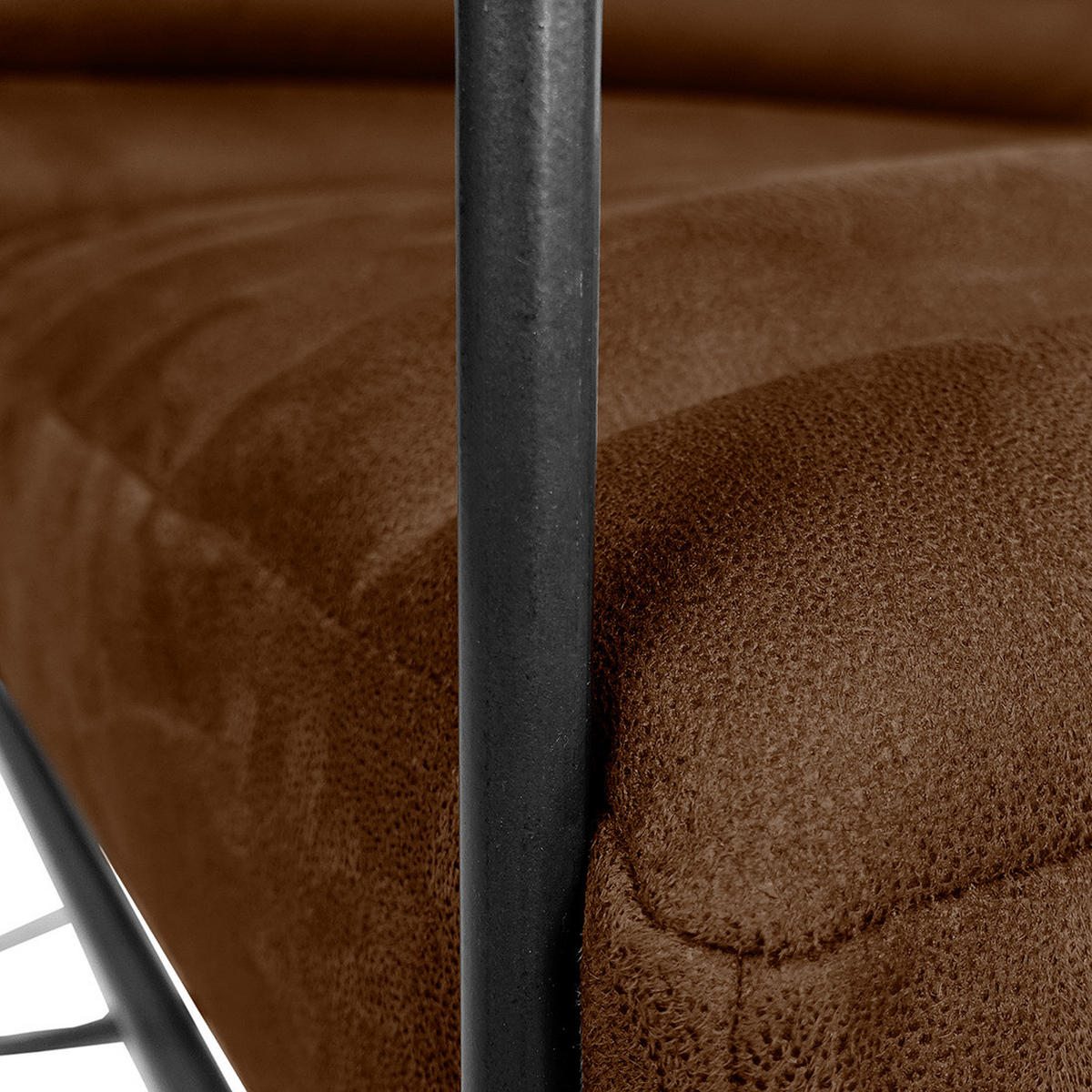 SESSEL - Antiklederlook - Braun, Textil (63/81/78cm) - home24