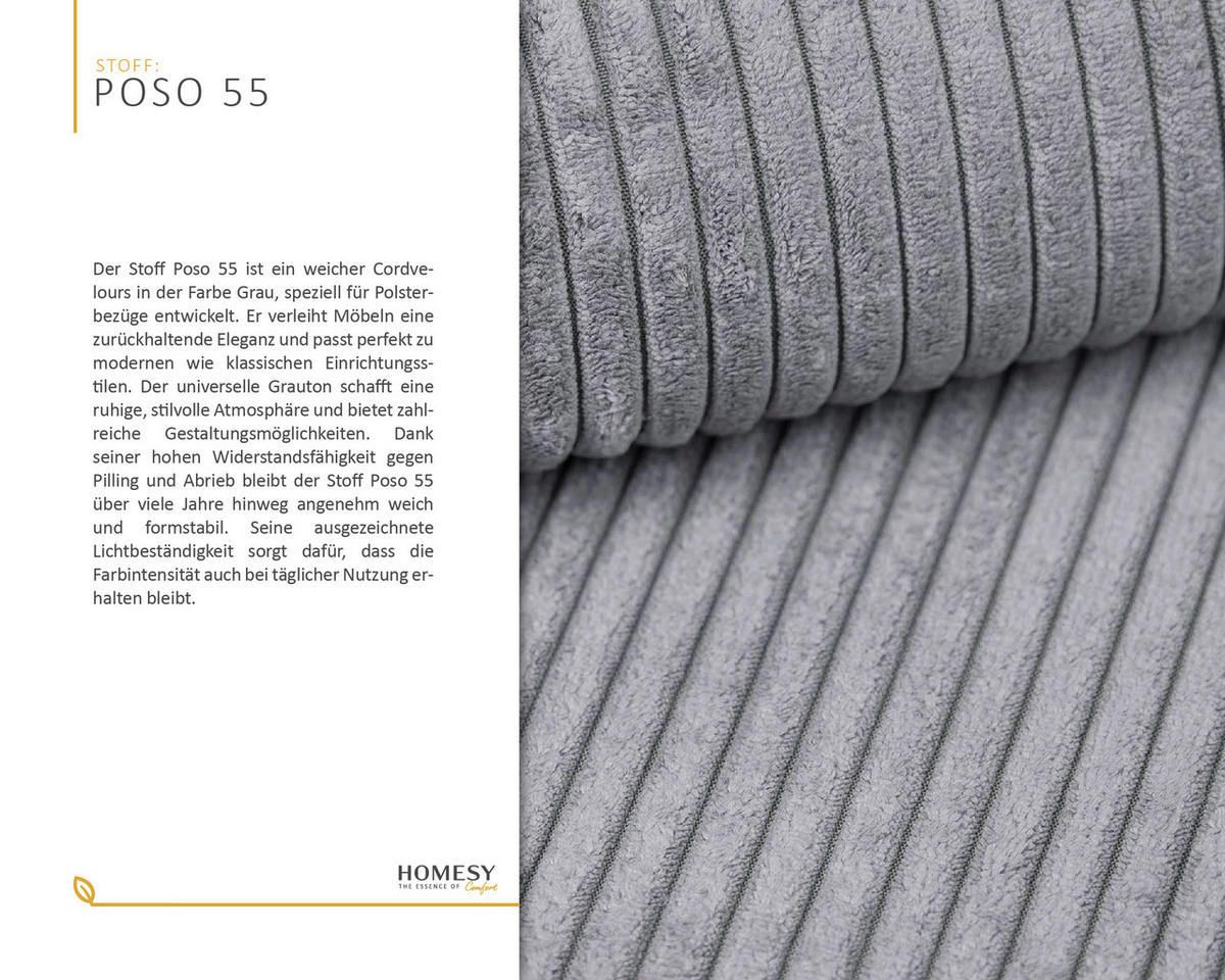 POLSTERBETT SANA 180x200cm Elegantes Polsterbett für modernen Wohnstil , 7-Zonen-Taschenfederkernmatratze mit kokos ARLAN (21 cm), grau - Grau, Holz (180/200cm) - Homesy