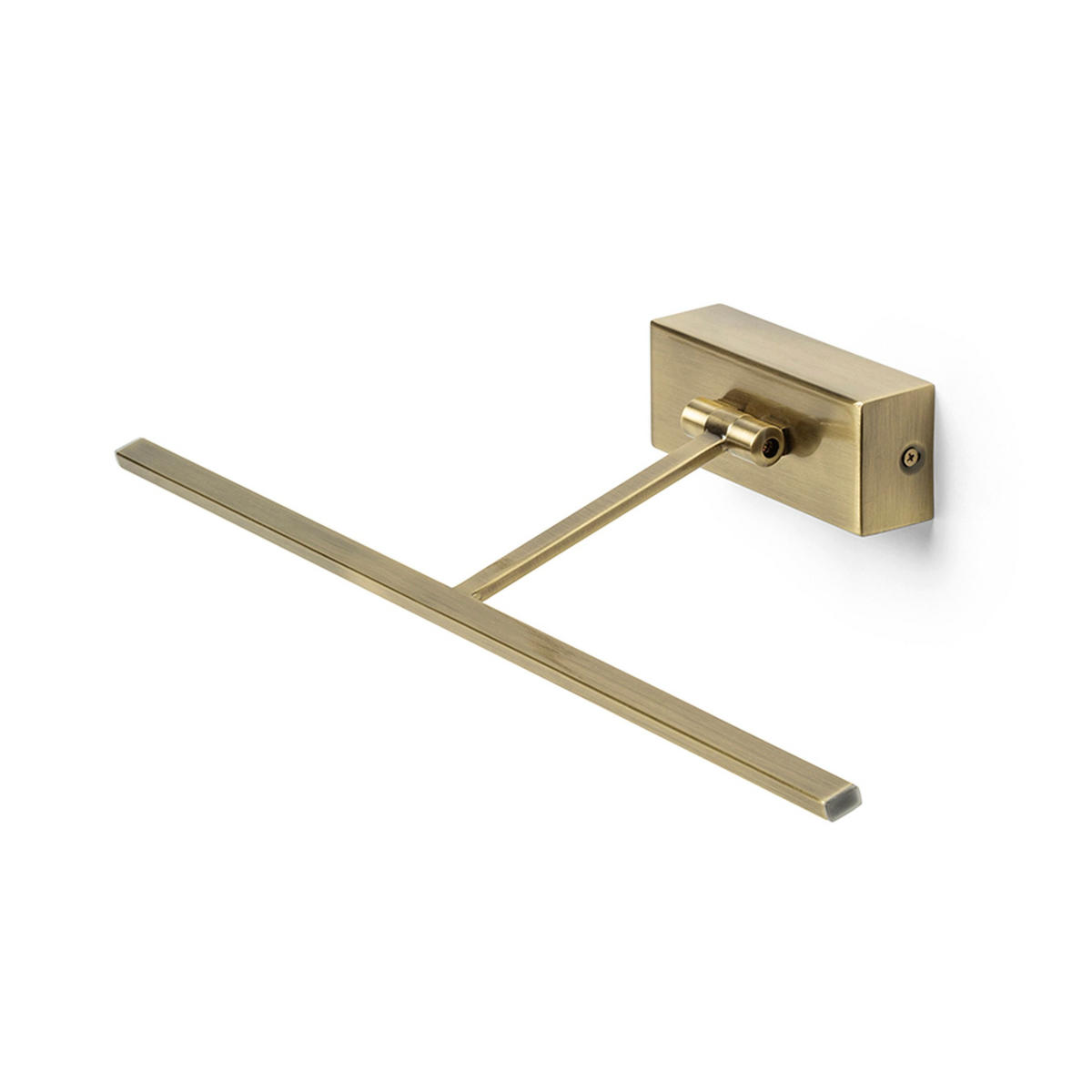 WANDLEUCHTE FRESCO 45 altes Messing 8 W - Goldfarben, Metall (185/5/45.5cm) - Rendl