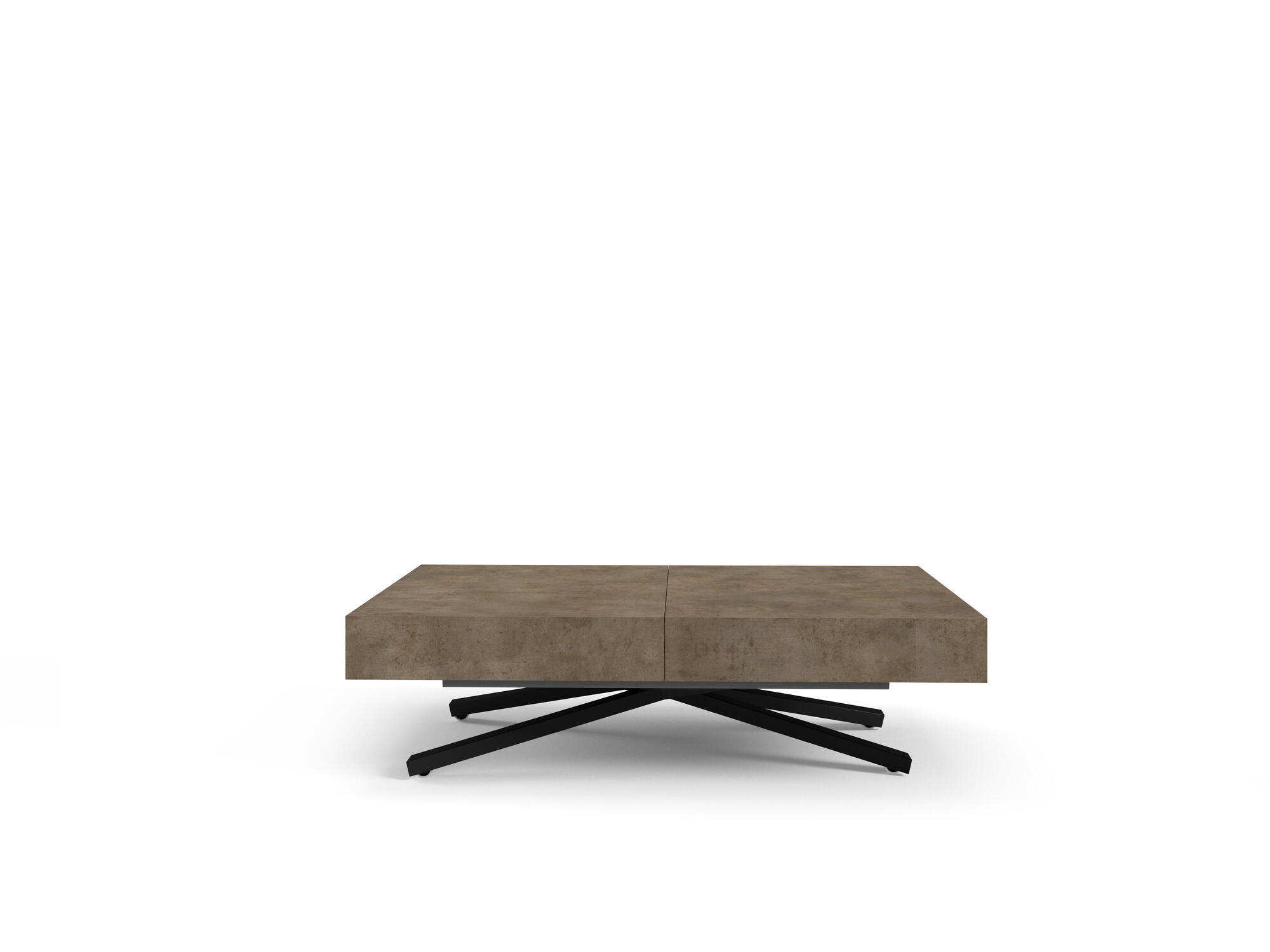 Furnlux Couchtisch Dunkelgrau 80x80x200 cm
