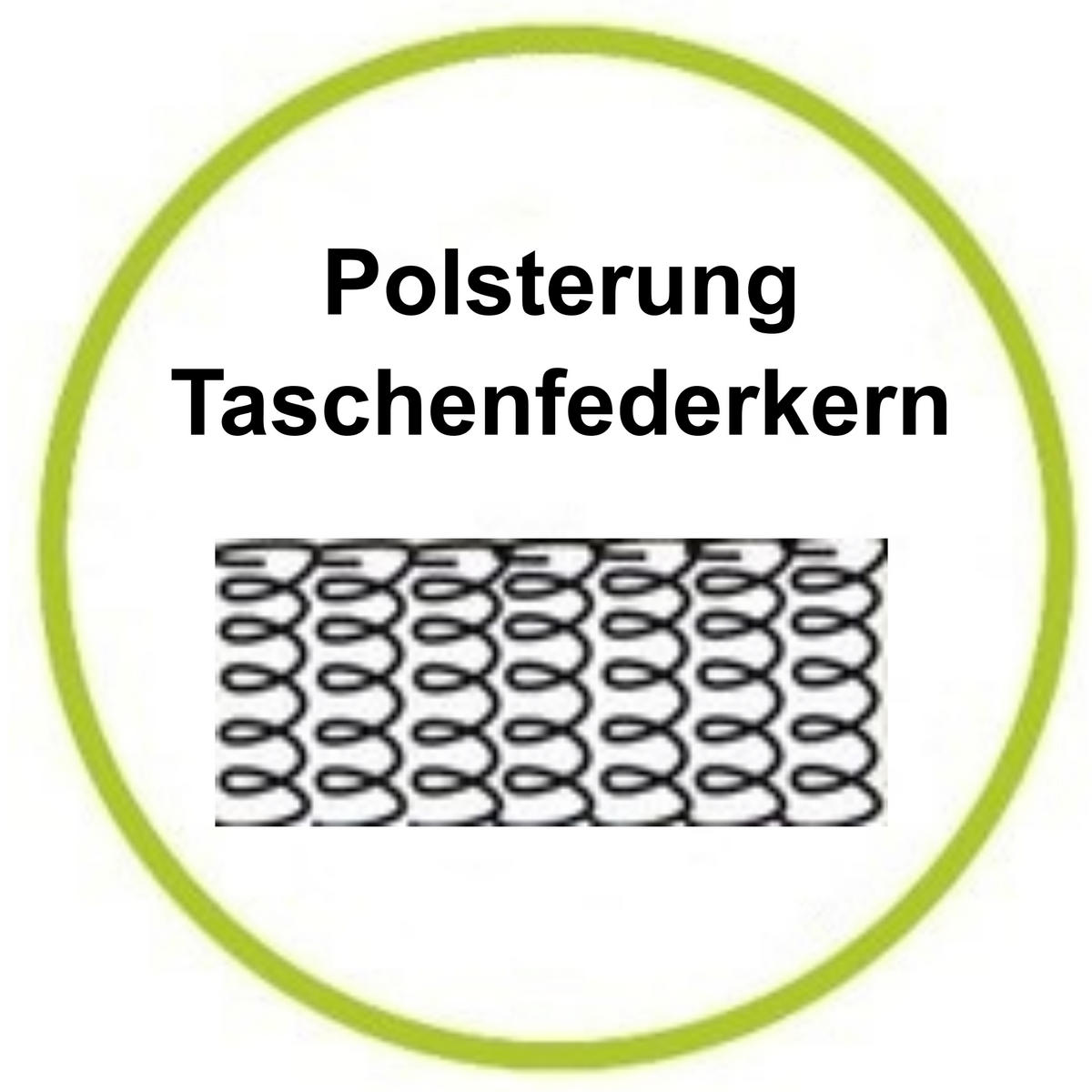 OHRENSESSEL mit HOCKER, hoher Sitzkomfort durch Taschenfederkern, Cord Grün / 16142 - Schwarz/Grün, Holz/Textil (89/95/79cm) - luma-home