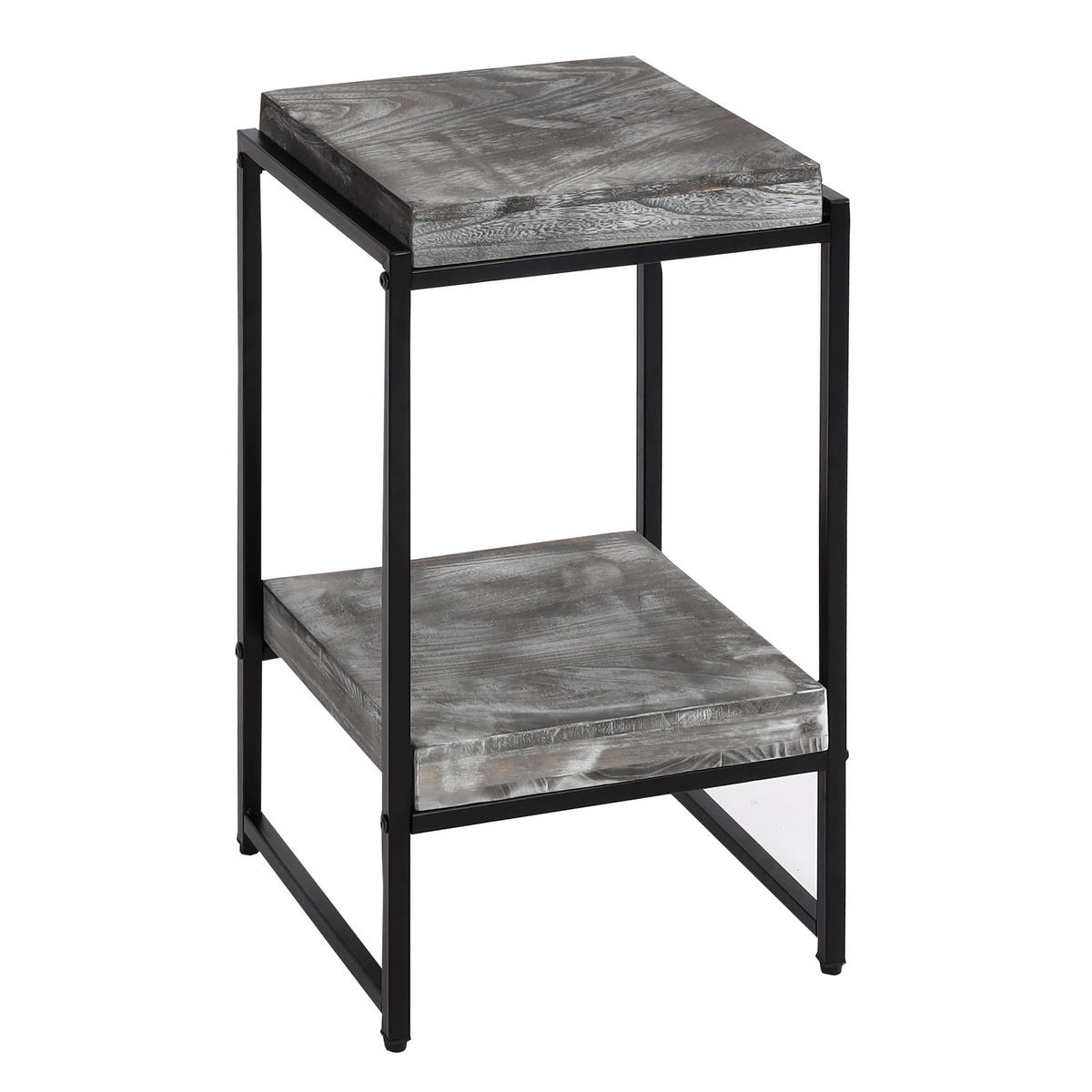 BLUMENTISCH quadratisch Grau - Grau, Holzwerkstoff (32/30/61cm) - MCW