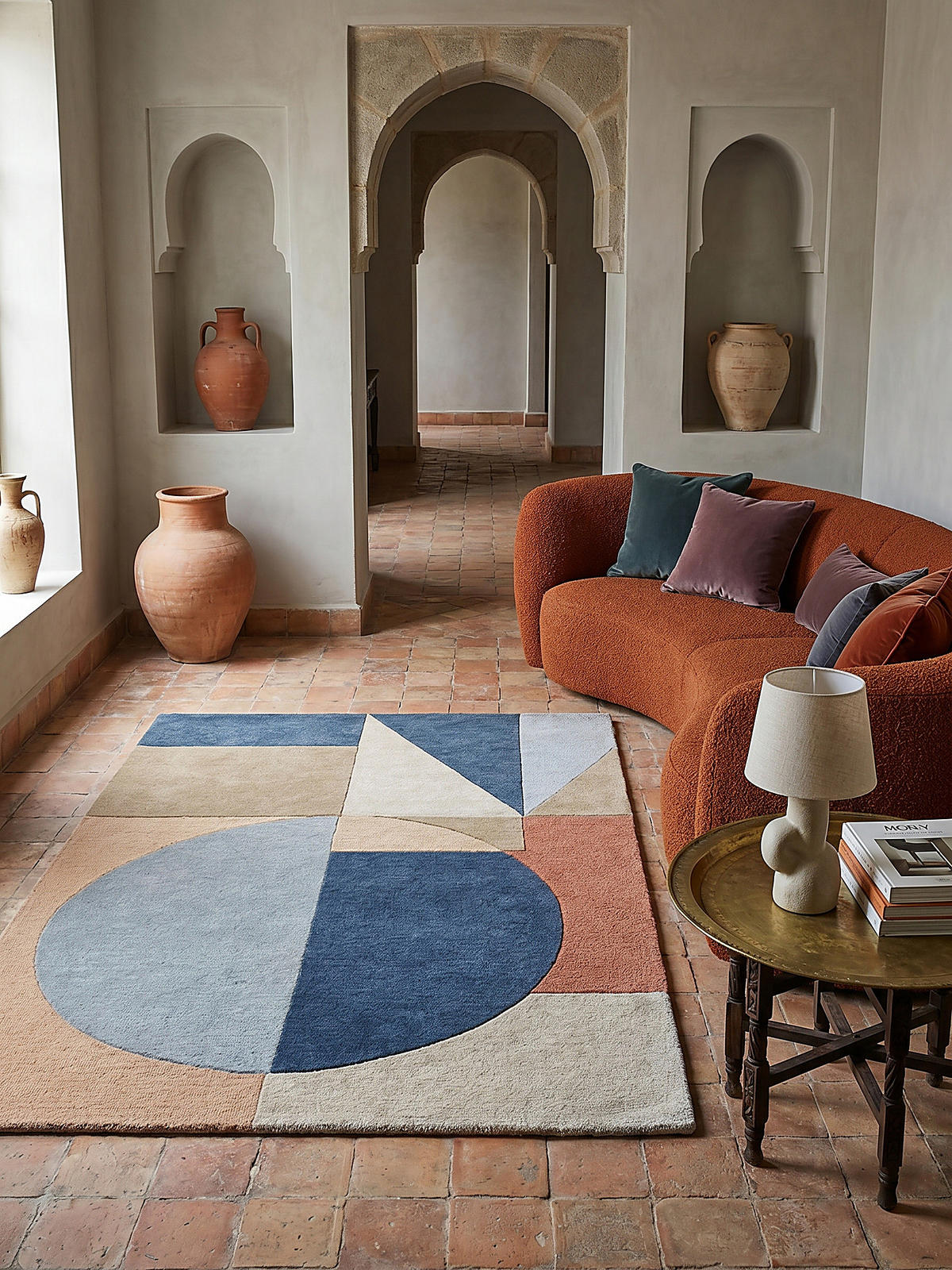 WOLLTEPPICH Geo-Design, mehrfarbig DEBEN COLE, Multi 200x290 cm - Multicolor, Textil (290/200cm) - KADIMA DESIGN
