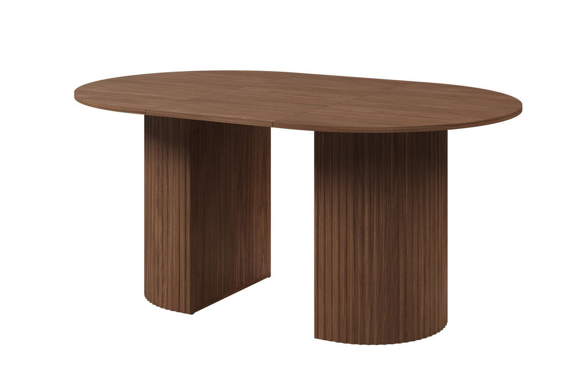 ESSTISCH WALVENO Ausziehbar 120 - 220 / 110 x 77,4 cm - Braun, Holz (120/110/77.4cm) - MASSENO