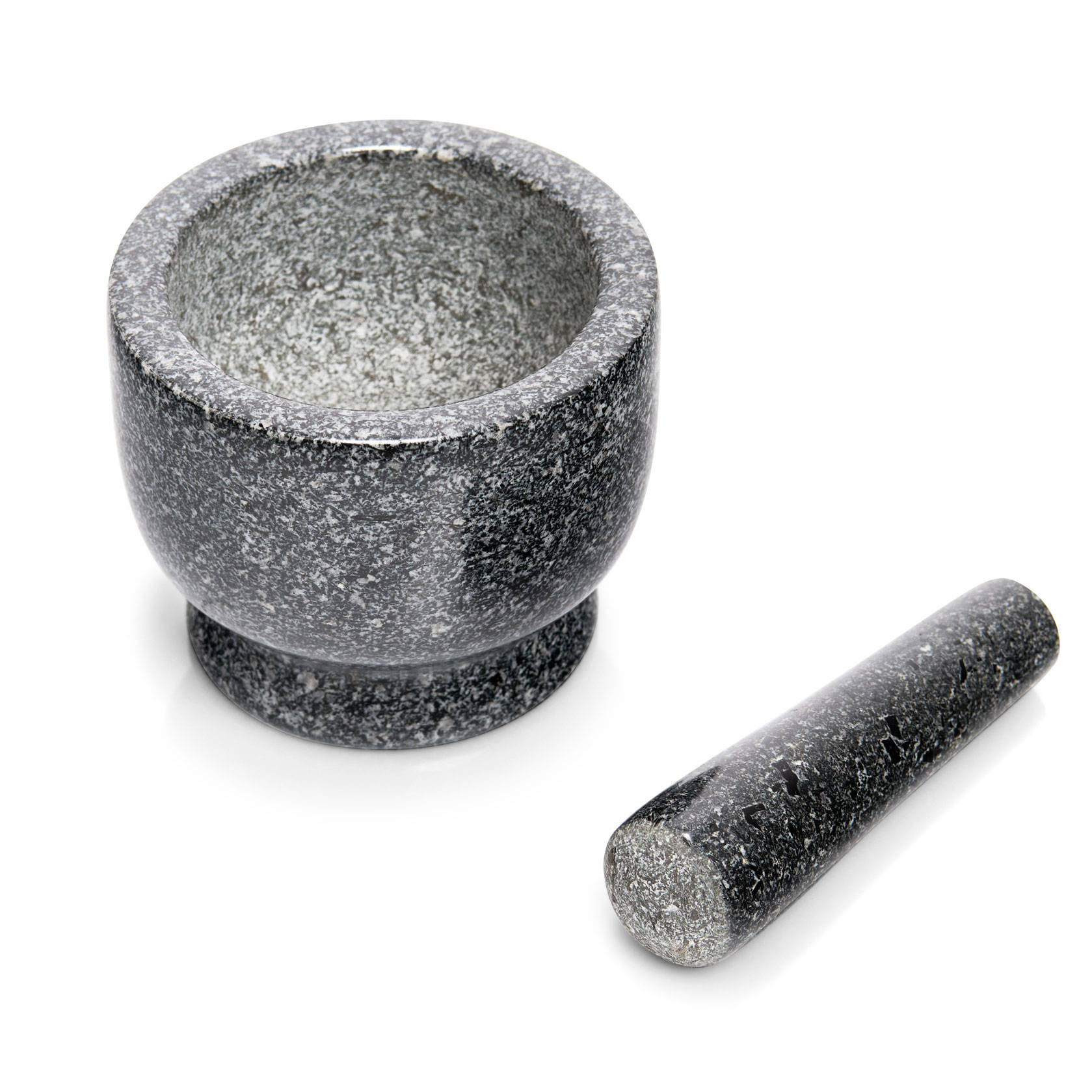KÜCHENMÖRTEL mit Stößel Granit 12/12/10 cm - Anthrazit, Stein (12/10/12cm) - ZELLER