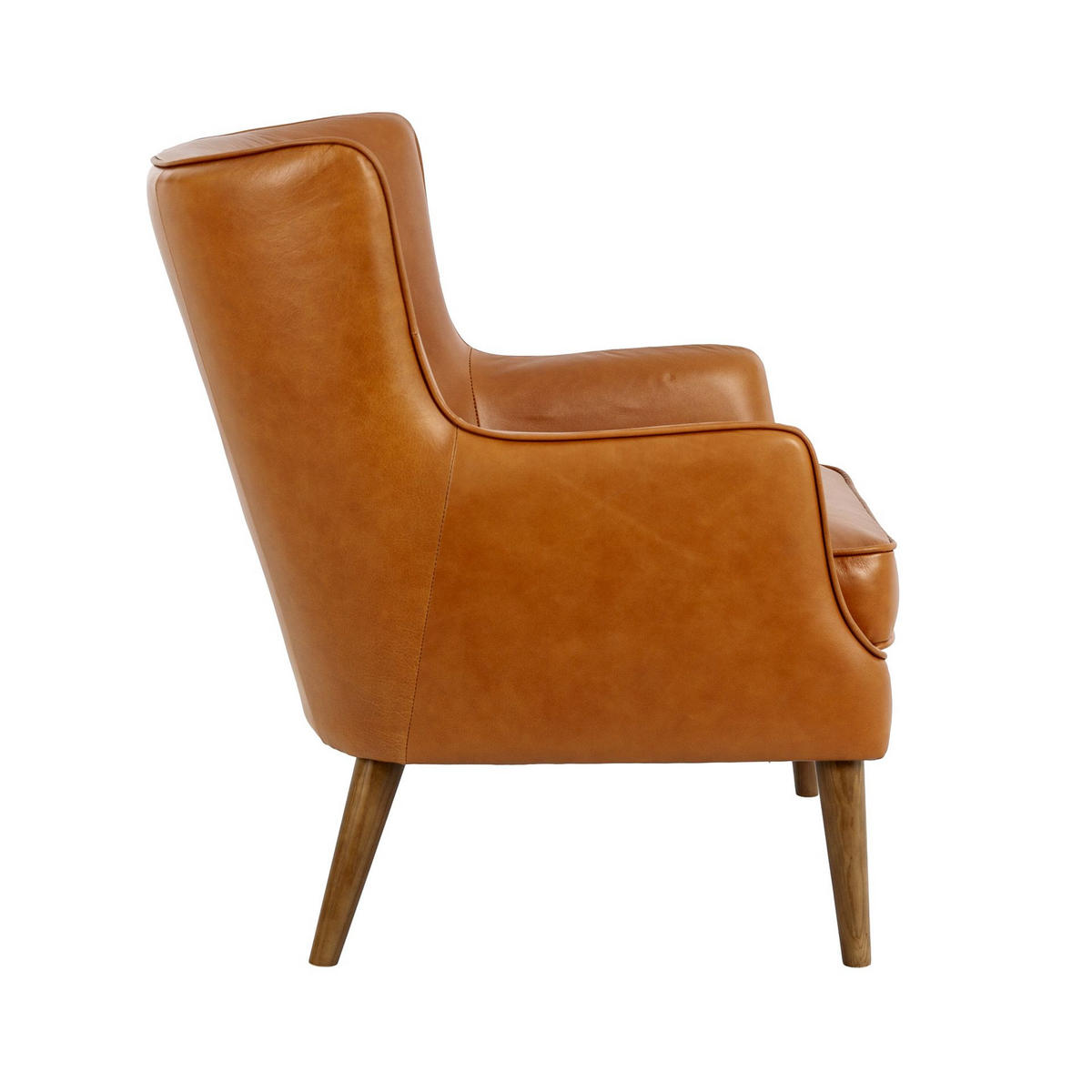 CHESTERFIELD-SESSEL Chester-Sessel aus braunem Leder 75/80/89 cm - Nussbaumfarben/Braun, Leder (75/89/80cm) - ANGEL CERDA