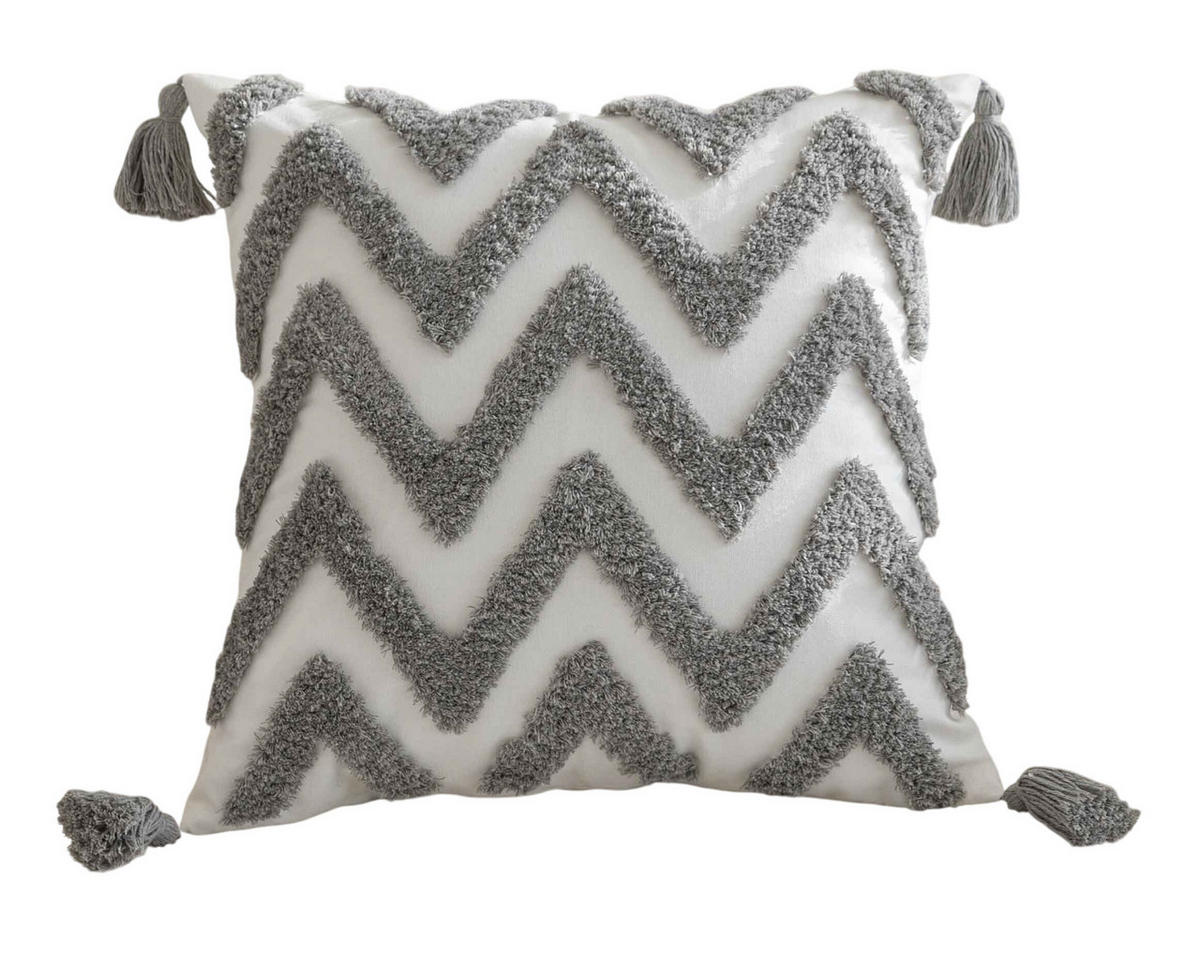 DEKOKISSEN Bonn HxB 45x45 cm Grau - Grau, Textil (46/45cm) - Gardinenbox