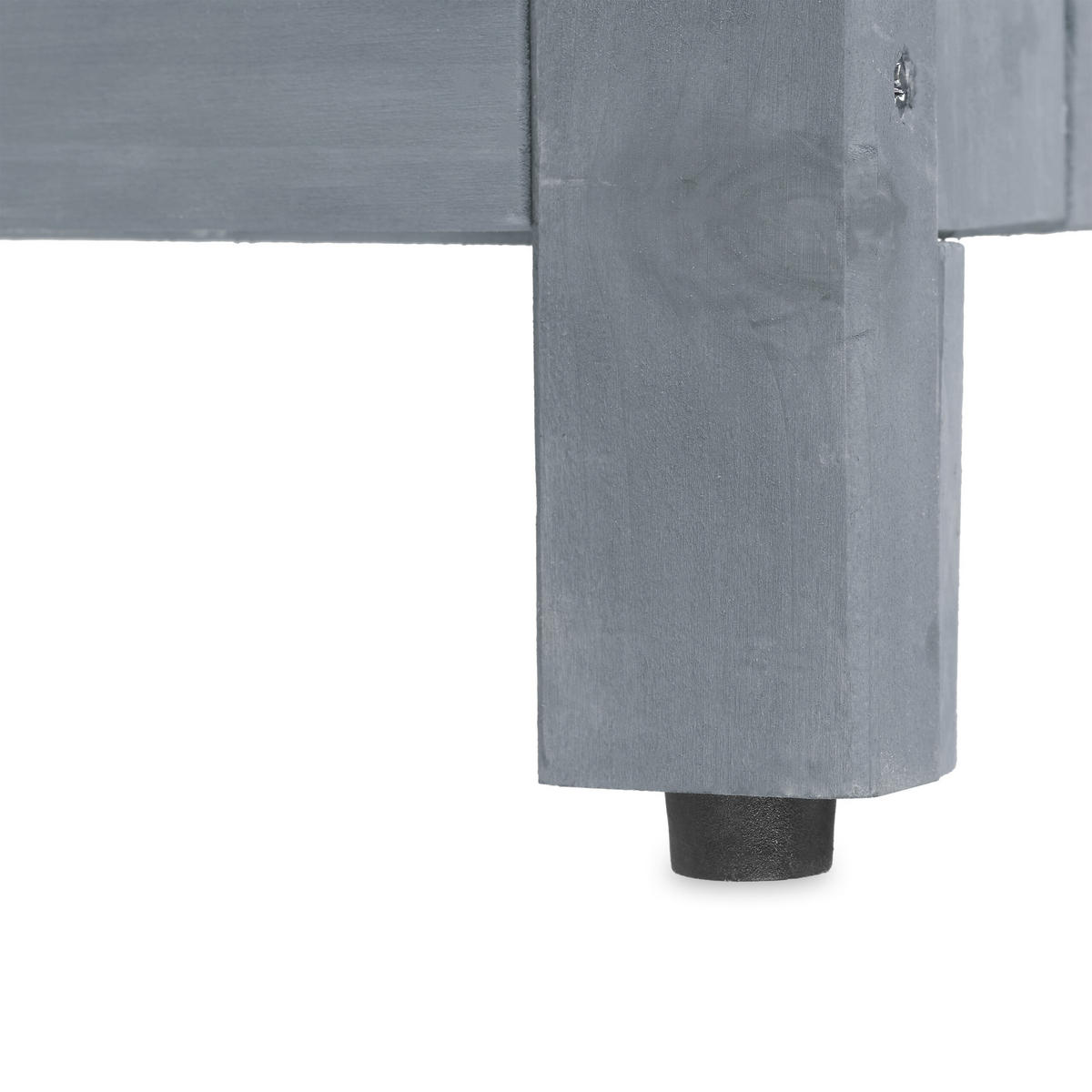 PFLANZKASTEN Spalierwand - Grau, Holz/Kunststoff (71.5/171/32cm) - Relaxdays