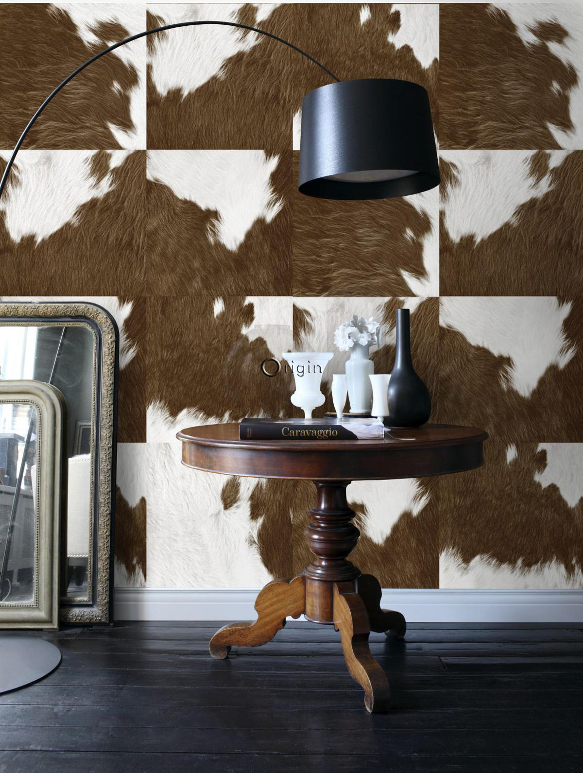 XXL-VLIESTAPETE Kuhfell-Optik 50 x 900 cm - Braun, Papier (50/900cm) - Origin Wallcoverings